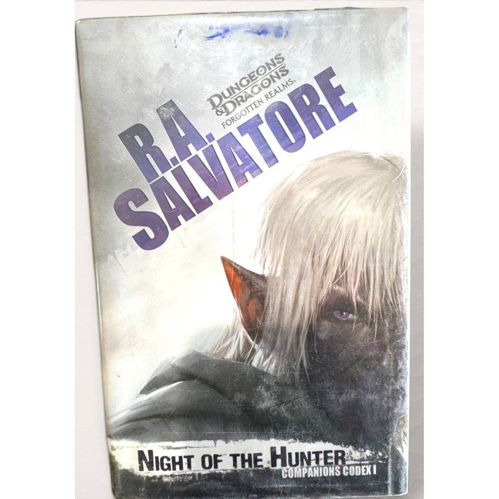 R.A. Salvatore Night of the Hunter Book Adult Fantasy D&D Forgotten Realms